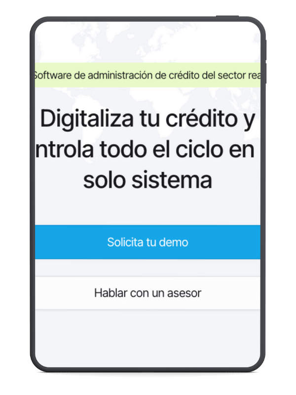 Web generada por Kualiti para una empresa del sector crédito